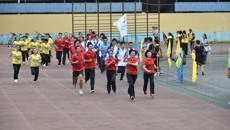 beat365中文官方网站护理学院、广西中医学校“宝娜杯”第六届学生田径运动会暨教职工全民健身运动会隆重召开